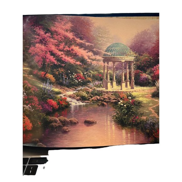 Vintage 2002 Glorious Refrains Thomas Kinkade Book CD Hymns Stories Inscription - Picture 4 of 5